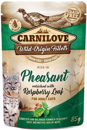 Produktbild von Carnilove Katzen Nassfutter Pouch Fasan mit Himbeerblättern 85 g