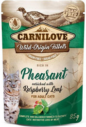 Produktbild von Carnilove Katzen Nassfutter Ragout Fasan mit Himbeerblättern Adult 24x85g
