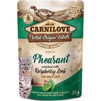 Produktbild von Carnilove Katzen Nassfutter Ragout Fasan mit Himbeerblättern Adult 24x85g