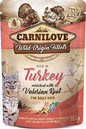 Carnilove Katzen Nassfutter Ragout Truthahn für erwachsene Katzen getreidefrei 24 x 85 g - 24 x 85 g – Bild 1 von 4