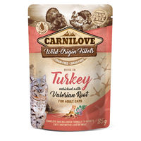 Produktbild von Carnilove Katzen Nassfutter Ragout Truthahn mit Baldrian für erwachsene Katzen 24x85g