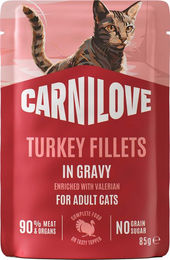 Carnilove Katzen Nassfutter Stückchen in Sauce Adult Getreidefrei Multipack 24 x 85 g – Bild 1 von 2