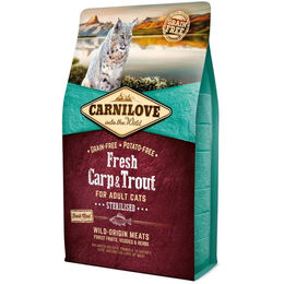 Carnilove Katzenfutter Adult Fresh Karpfen & Forelle Sterilisiert Getreidefrei 2 kg - 5 x 2 kg – Bild 1 von 8