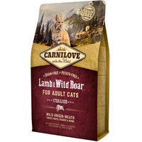 Produktbild von Carnilove Katzenfutter Adult Lamm & Wildschwein Sterilised Getreidefrei 2kg - 2 kg