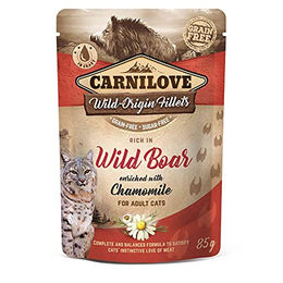 Produktbild von Carnilove Katzenfutter Wildschwein getreidefrei und glutenfrei 85g - 85 g