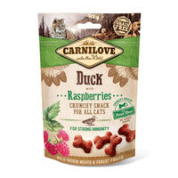 Produktbild von Carnilove Katzensnacks Crunchy Ente mit Himbeeren 50 g - 10 x 50 g
