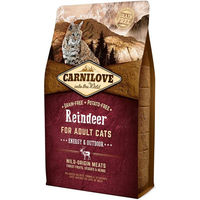 Produktbild von Carnilove Katzentrockenfutter Energy & Outdoor Rentier Adult Getreidefrei 2kg - 2 kg