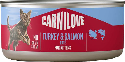 Carnilove Kitten Paté Truthahn & Lachs Getreidefrei 12 x 100 g – Bild 1 von 2