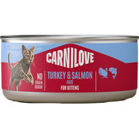 Produktbild von Carnilove Kitten Paté Truthahn & Lachs Getreidefrei 12 x 100 g
