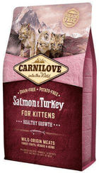 Carnilove Kitten Trockenfutter Lachs & Truthahn Getreidefrei 2 kg - 2 kg – Bild 1 von 7