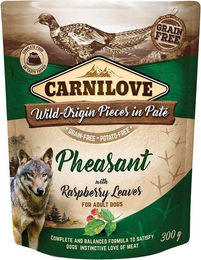 Carnilove Nassfutter für Hunde Adult Paté Fasan mit Himbeerblättern getreidefrei 12 x 300 g - 12 x 300 g – Bild 1 von 8