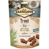 Produktbild von Carnilove Soft Snack Forelle mit Dill für Hunde aller Altersstufen 1000g