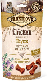 Produktbild von Carnilove Soft Snack für Katzen Huhn mit Thymian 6x50g