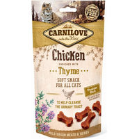 Produktbild von Carnilove Soft Snack Huhn mit Thymian für Katzen 12x50 g - 12 x 50 g