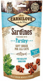 Carnilove Soft Snack Sardine mit Petersilie Katzenleckerli für alle Altersstufen 50 g - 12 x 50 g – Bild 1 von 6