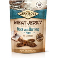Produktbild von Carnilove Trockenfleisch Jerky Ente mit Hering 100g mit hohem Fleischanteil - 100 g