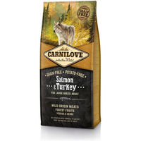 Produktbild von Carnilove Trockenfutter für große Hunde Adult Lachs und Pute Getreidefrei 12 kg - 12 kg