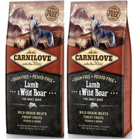 Produktbild von Carnilove Trockenfutter Lamm & Wildschwein Adult Getreidefrei Glutenfrei 24 kg - 2 x 12 kg