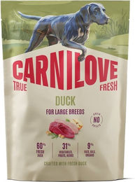 Carnilove True Fresh Duck Adult Large Breeds Getreidefreies Trockenfutter mit Ente für große Hunde 1,5 kg – Bild 1 von 1