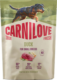 Carnilove True Fresh Hundefutter Ente Getreidefrei für kleine Rassen Adult 2 x 1,5 kg – Bild 1 von 2