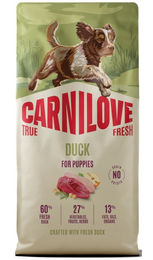 Carnilove True Fresh Hundetrockenfutter Ente Junior 12kg – Bild 1 von 1