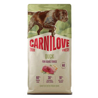 Produktbild von Carnilove True Fresh Hundetrockenfutter Ente mit hohem Fleischanteil 12kg