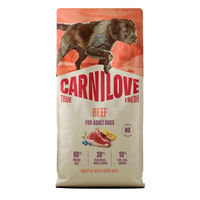 Produktbild von Carnilove True Fresh Hundetrockenfutter Rind mit hohem Fleischanteil 12kg