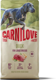 Carnilove True Fresh Junior Große Rassen Trockenfutter Ente Getreidefrei 12 kg – Bild 1 von 2