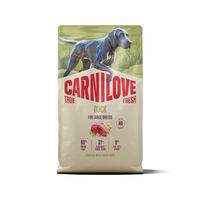 Produktbild von Carnilove True Fresh Junior Große Rassen Trockenfutter Ente Getreidefrei 4 kg