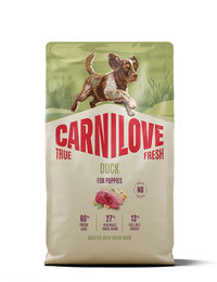 Carnilove True Fresh Junior Hundetrockenfutter Ente 4kg – Bild 1 von 1