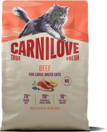 Carnilove True Fresh Katzenfutter Adult Rind und Leber getreidefrei 2 kg – Bild 1 von 2