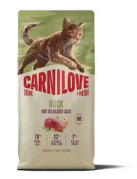 Carnilove True Fresh Katzentrockenfutter Ente Sterilisiert mit hohem Fleischanteil 2kg – Bild 1 von 1