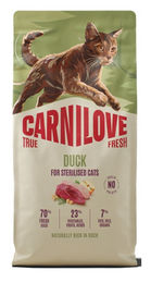 Carnilove True Fresh Katzentrockenfutter Ente Sterilisiert mit hohem Fleischanteil 6kg – Bild 1 von 1