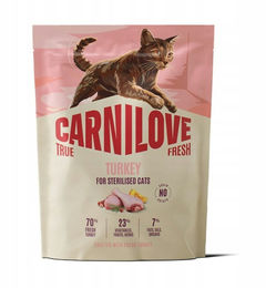 Carnilove True Fresh Katzentrockenfutter Sterilised Pute mit hohem Fleischanteil 400g – Bild 1 von 1