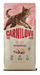 Carnilove True Fresh Katzentrockenfutter Sterilised Pute mit hohem Fleischanteil 6kg – Bild 1 von 1