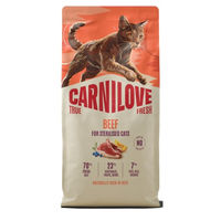 Produktbild von Carnilove True Fresh Katzentrockenfutter Sterilised Rind mit hohem Fleischanteil 6kg