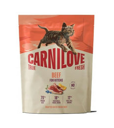 Carnilove True Fresh Kitten Katzentrockenfutter Rind mit hohem Fleischanteil 400g – Bild 1 von 1