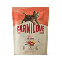 Produktbild von Carnilove True Fresh Kitten Katzentrockenfutter Rind mit hohem Fleischanteil 400g