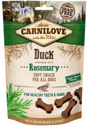 Produktbild von Carnilove Zahnpflege-Snack Ente mit Rosmarin für Hunde aller Altersstufen 1000g
