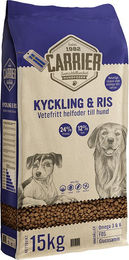 Produktbild von Carrier Hundefutter Huhn & Reis Adult Monoprotein Sensitive mit hohem Fleischanteil 2 x 15 kg - 2 x 15 kg