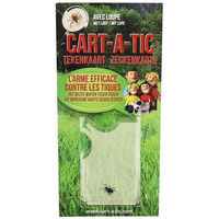 Produktbild von Cart-A-Tic Zeckenkarte mit Lupe