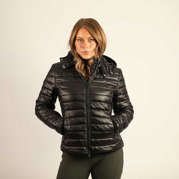 Produktbild von Carubina Reitjacke für Damen in Schwarz aus wasserabweisendem Polyester
