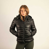 Produktbild von Carubina Reitjacke für Damen in Schwarz aus wasserabweisendem Polyester