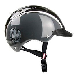 Produktbild von Casco Kinderhelm Noir Hufeisen Schwarz Grau Größe S 52-56