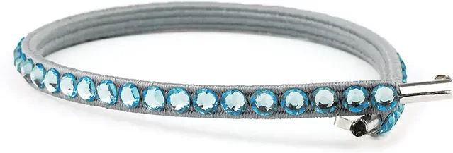 Produktbild von Casco MyStyle Paspeln für Helm mit Swarovski Kristallen in Blau und Grau Größe S/L