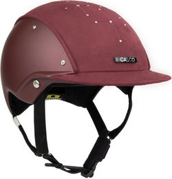 Casco Reithelm Apart Brilliant für Damen in Rot mit Velours-Finish Größe 52-56cm – Bild 1 von 4