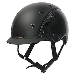 Casco Reithelm Champ-3 Brush Schwarz Glanz Größe S (52-56cm) – Bild 1 von 3