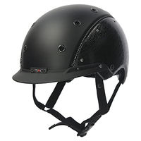 Produktbild von Casco Reithelm Champ-3 Brush Schwarz Glanz Größe S (52-56cm)