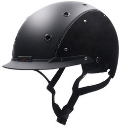 Produktbild von Casco Reithelm Champ-3 Nubuk Schwarz Größe L (58-62cm)