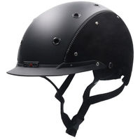 Produktbild von Casco Reithelm Champ-3 Nubuk Schwarz Größe L (58-62cm)